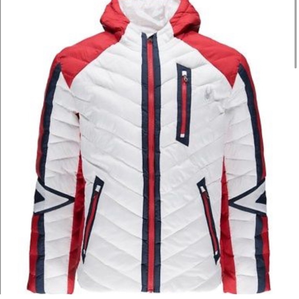 Spyder Men's Vintage Hoody Synthetic Down Jacket